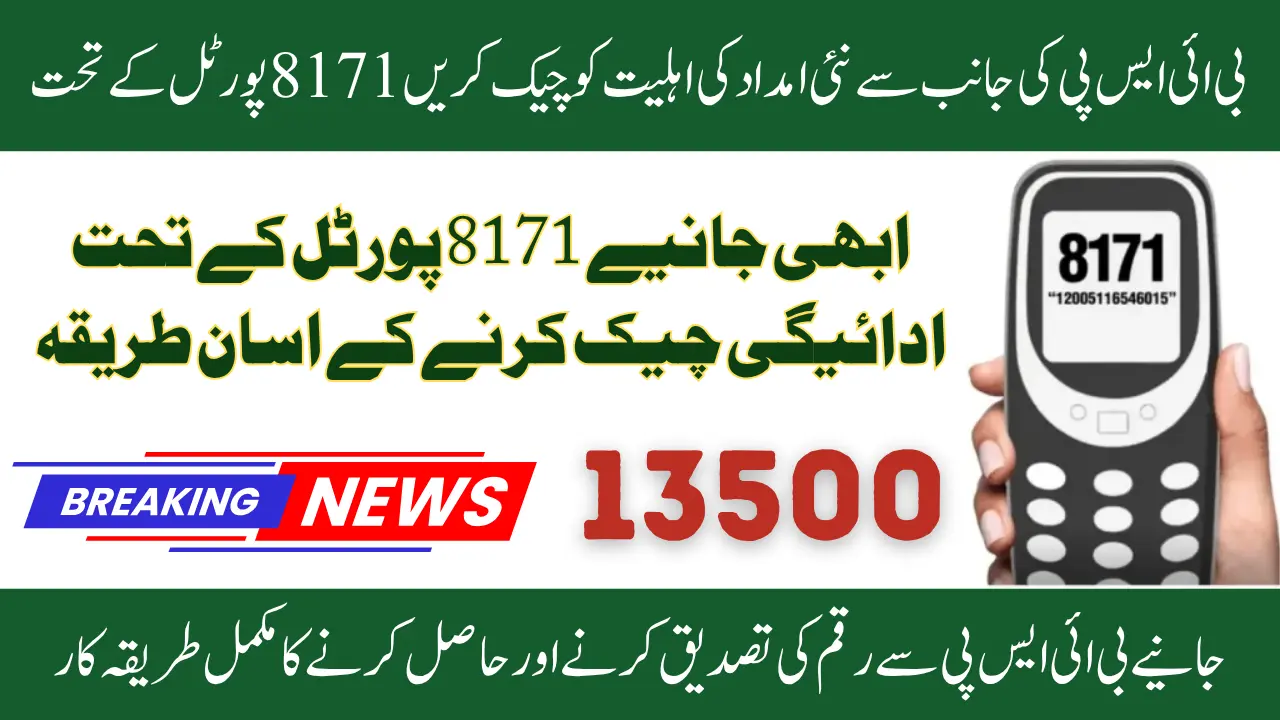 8171 Portal Eligibility to Check Payment Status via Official Portal