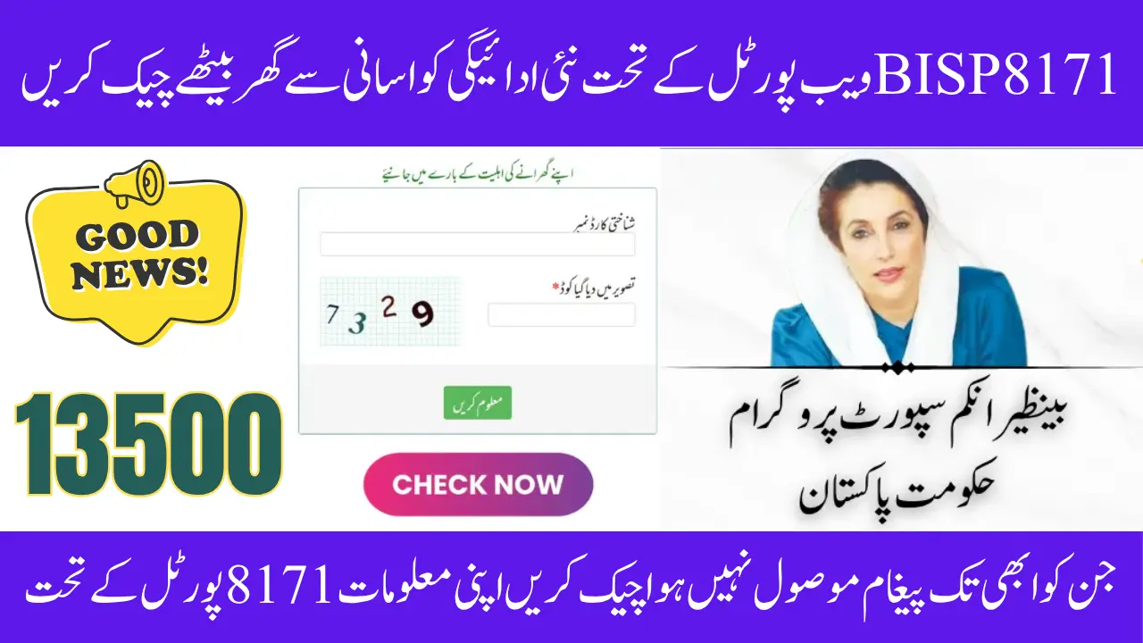 BISP 8171 Web Portal Payment Check: Easy Guide for Recently Applied Women
