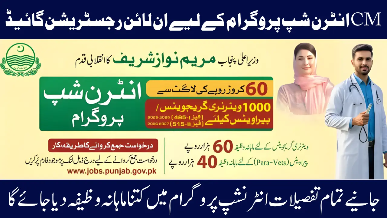 CM Punjab Internship Program Phase 2 Online Registration – Full Details with Benefits