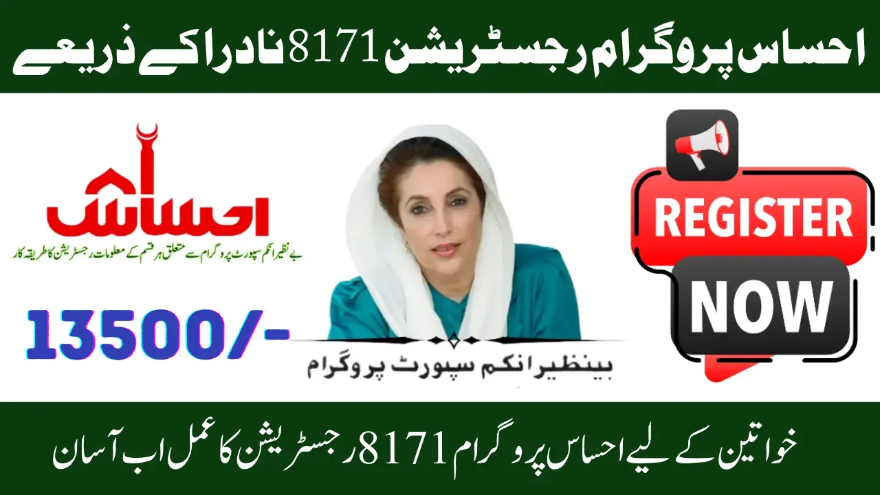 Complete Guide to Apply Online for Ehsaas Program Registration 8171 NADRA