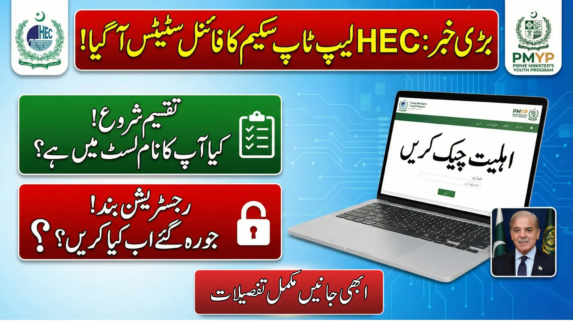 HEC Laptop Scheme 2025 Apply Eligibility – Registration Updates & Student Guidelines