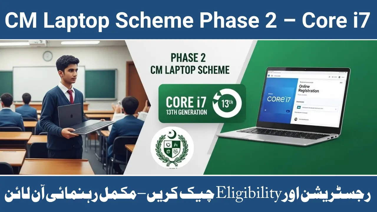 Phase 2 CM Laptop Scheme Registration Via Portal New Update 