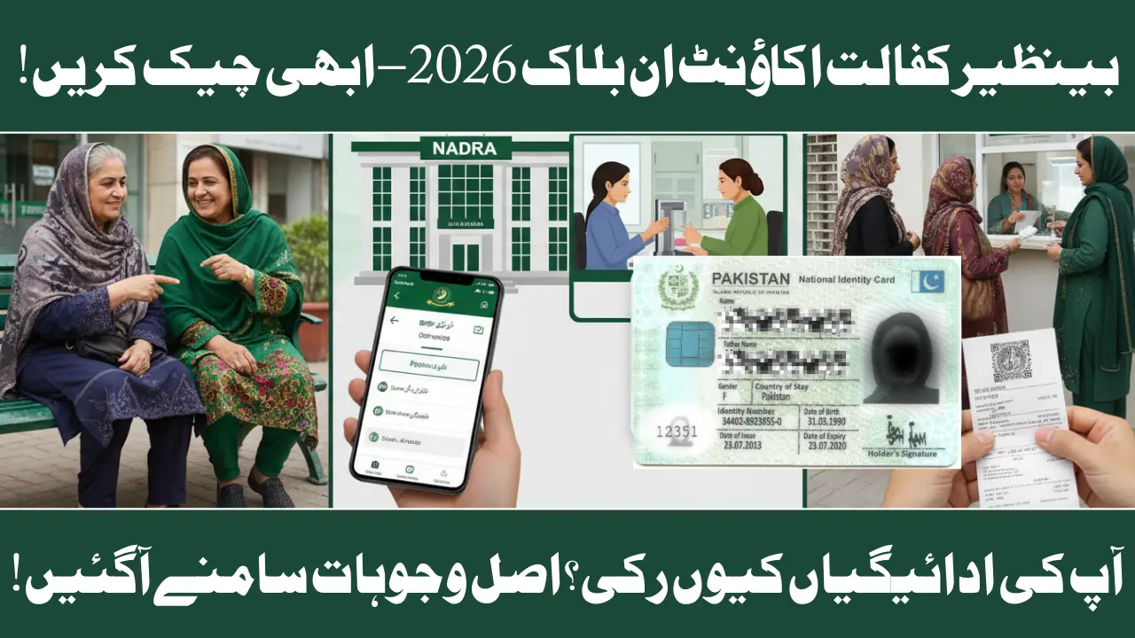 Benazir Kafalat Blocked Account Reactivation 2026 – Full Guide to Unblock BISP Payments
