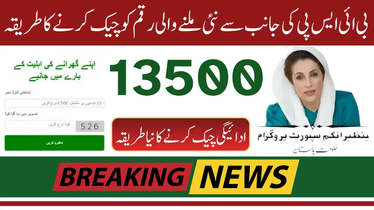 BISP Kafalat November 2025 Payment Status Check Online – Latest Update for Beneficiaries