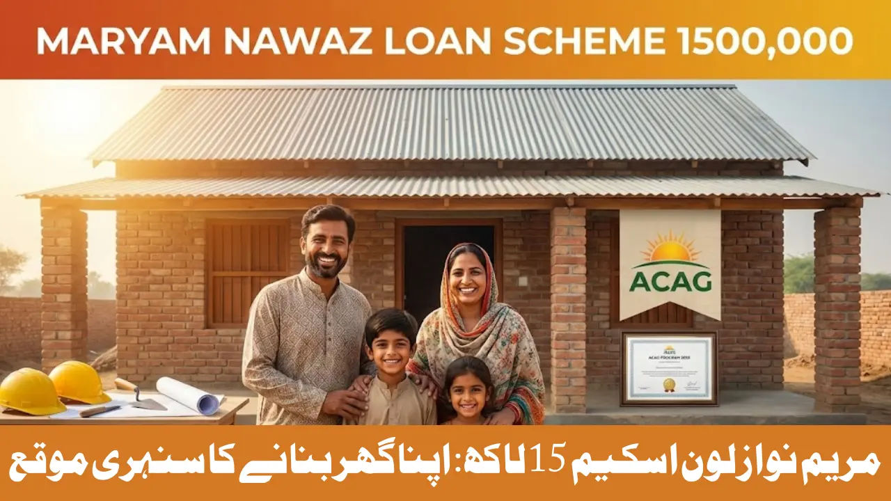 Maryam Nawaz Loan Scheme 1500000 – Complete ACAG Program Application Process & Requirements 2025